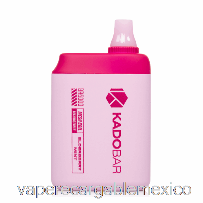 Vape Recargable Kado Bar Br5000 Desechable Saúco Menta